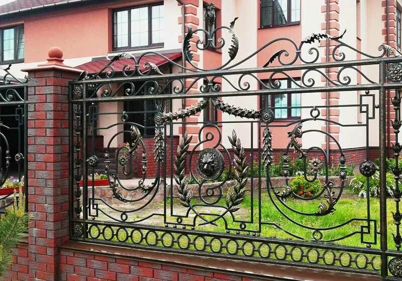 Красивый кованый забор фото Услуги кузнеца в Домодедово: 36 кузнецов с отзывами и ценами на Яндекс Услугах.