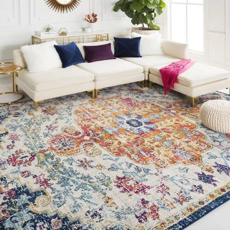 Красивый ковер в интерьере Get Inspired with this Amazing Living Room Looks! #interiordesign #rugs #homedec