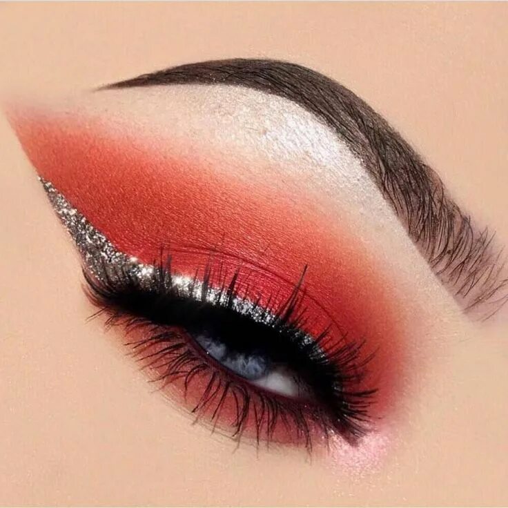 Красивый красный макияж Firecoloured eyeshadow Firecoloured eyeshadow #NaturalMakeupIdeas in 2019 Eye ma