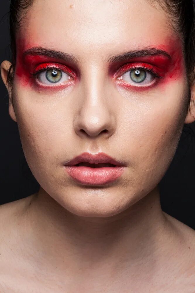 Красивый красный макияж Retouching by Kirra Jaiyd at Coroflot.com