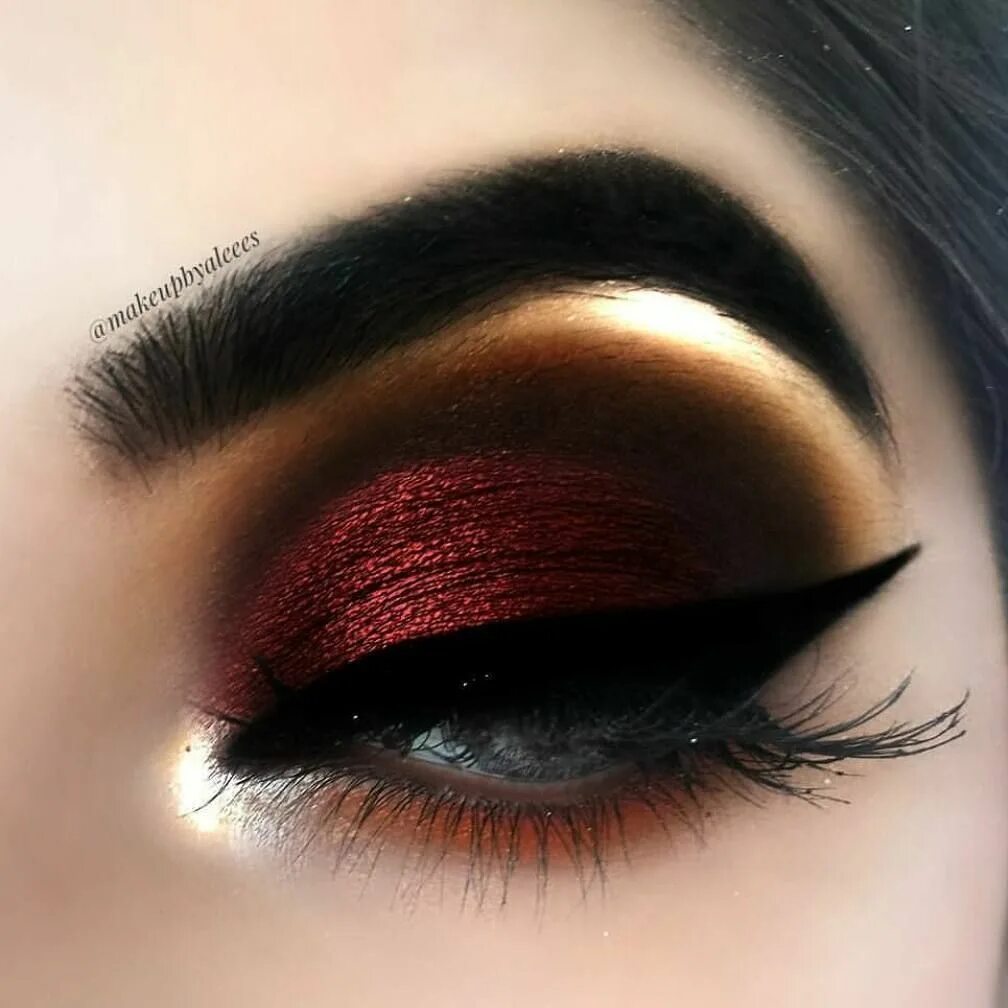 Красивый красный макияж глаз How Karity Offers Such High Quality Eyeshadows at Such An Affordable Price - Blu