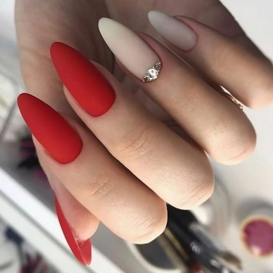 Красивый красный маникюр миндаль 100+ Fabulous Nail Art Design Ideas You Must Try In 2020 - Life Tillage Long nai