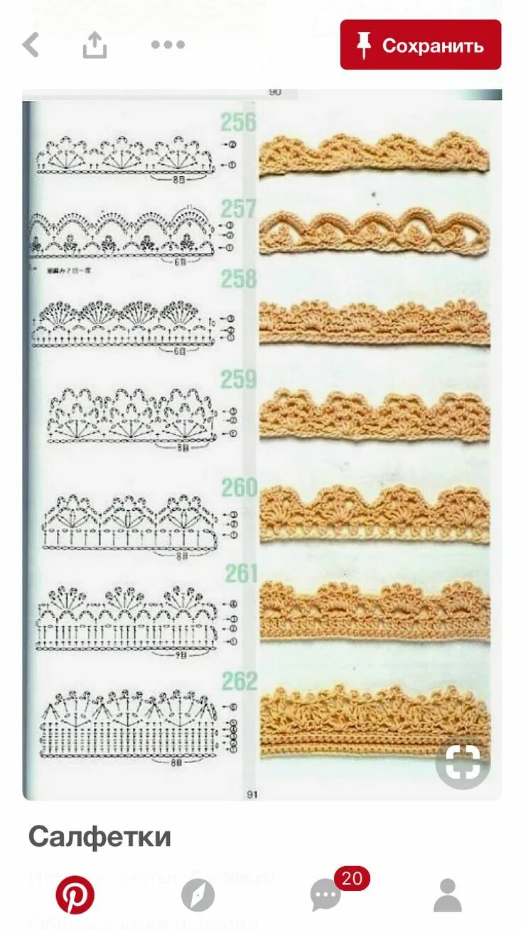 Красивый край крючком схемы Pin on Вязание Crochet stitches guide, Crochet edging patterns, Crochet stitches