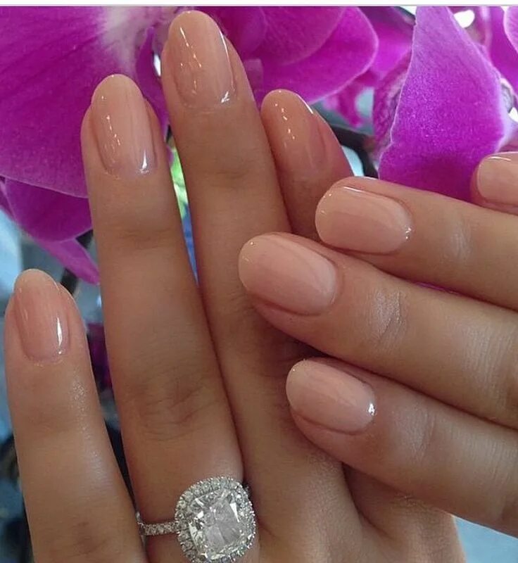 Красивый круглый маникюр фото Perfect pink opi Ballet - The Best Nail Designs - Nail Polish Colors & Trends Br