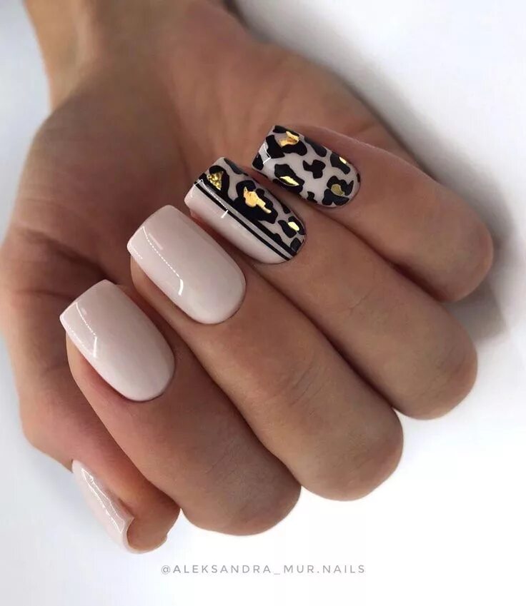 Красивый квадратный маникюр On the @manikurchik page there are a lot of ideas for a manicure for February @m