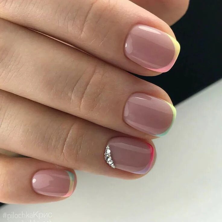 Красивый лак на короткие ногти фото Пин от пользователя Sweet Sweet на доске Nail ideas Живописные ногти, Модные ног