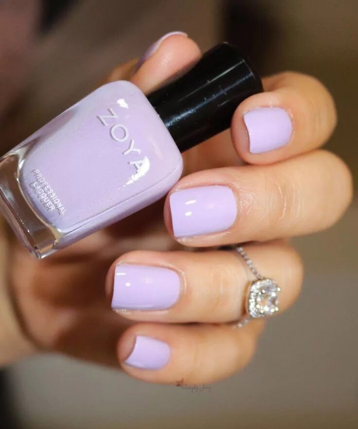 Красивый лак на короткие ногти фото Attention to the semi-permanent varnish in 2020 Zoya nail polish, Zoya nail, Lav