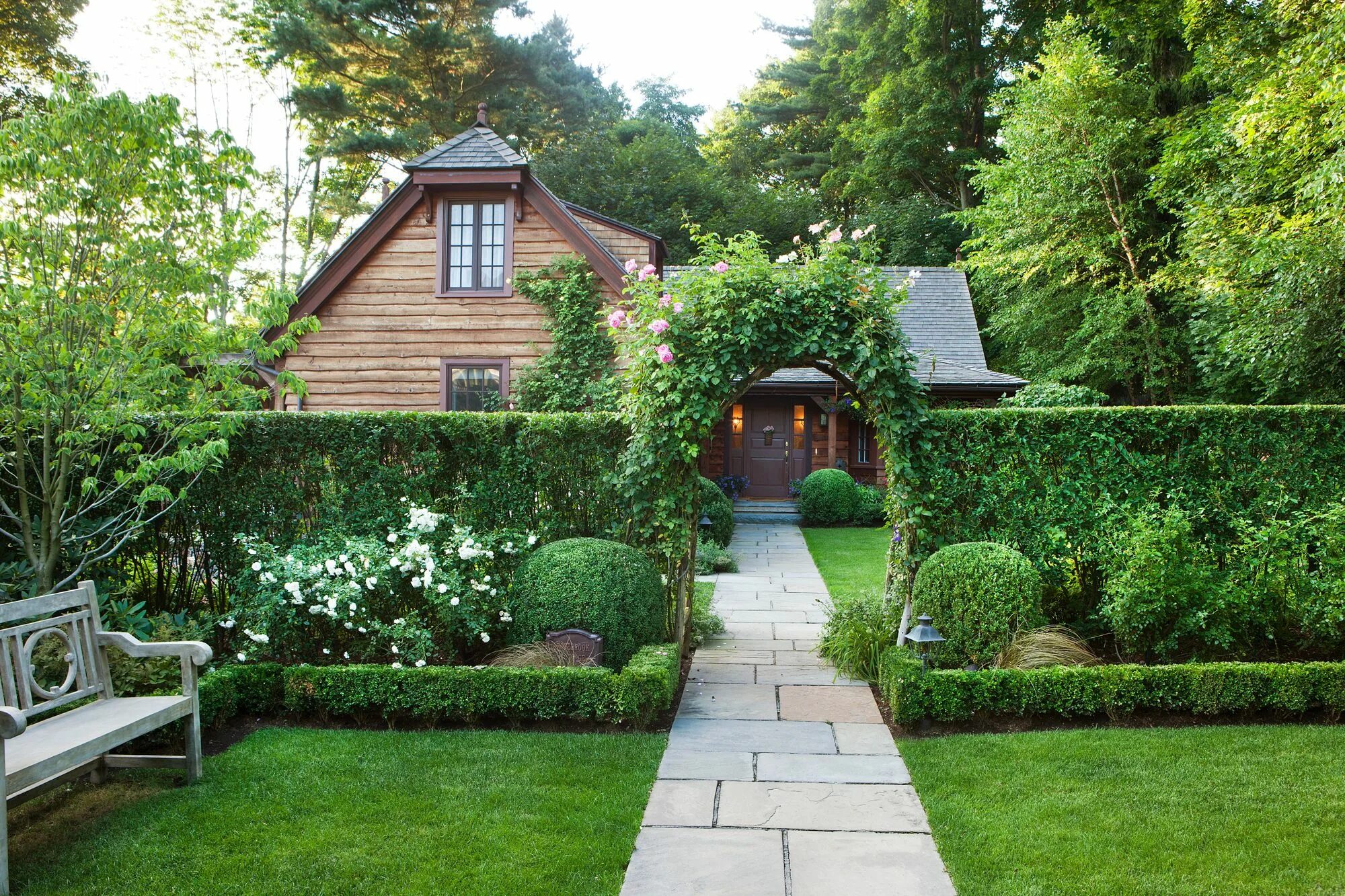Красивый ландшафт на даче фото Garden home фото - DelaDom.ru