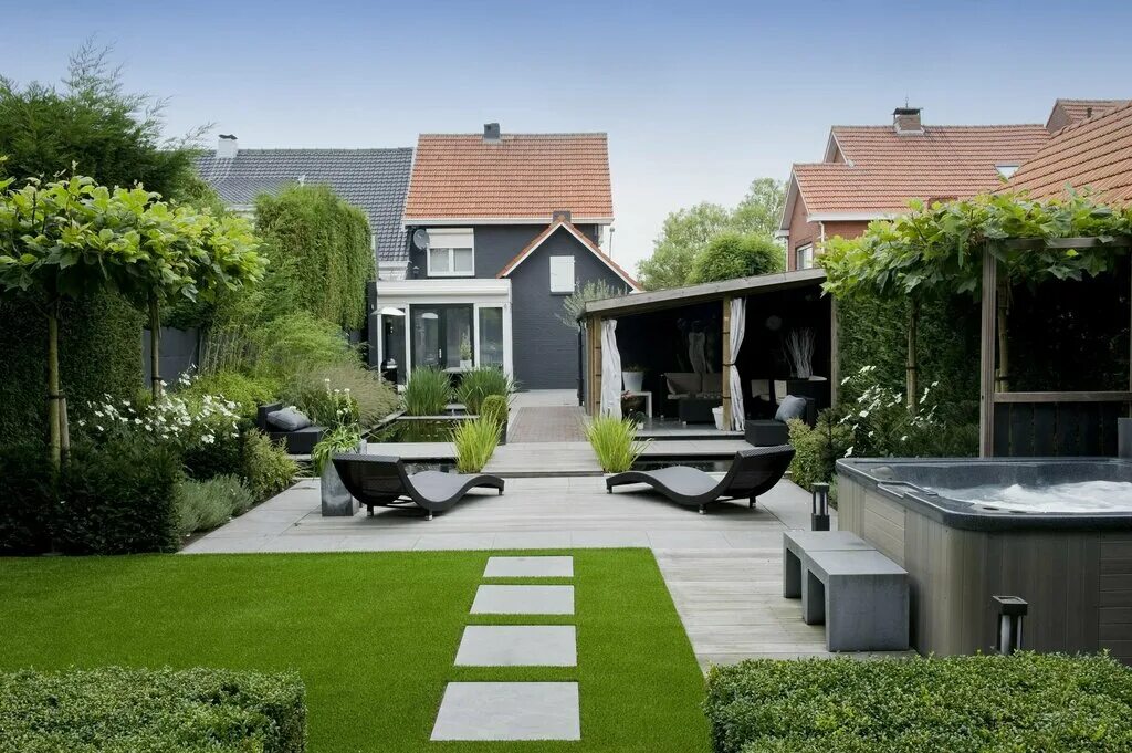 Красивый ландшафтный дизайн в частных домах Land design Studio, landscape design, Севастополь, улица Генерала Петрова, 10 - 