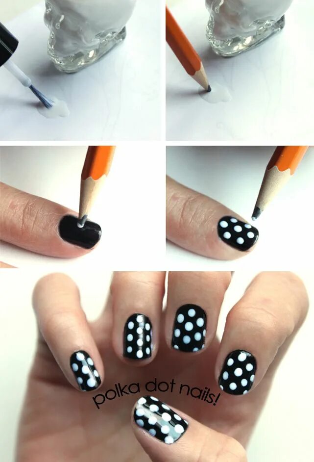 Красивый легкий дизайн маникюра Celebrate Spring With Pastel Polka Dot Nails - Lulus.com Fashion Blog Dot nail a