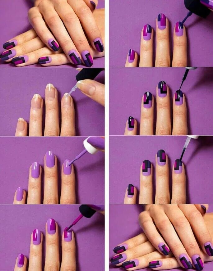 Красивый легкий дизайн маникюра Pin by Емма on Ідеї манікюру Nail art tutorial, Nail art, Beautiful nail designs