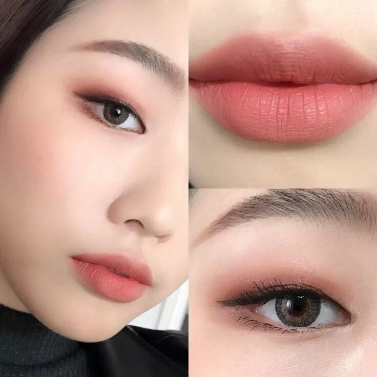 Красивый легкий корейский макияж park rowan BTS 8th Member Pink makeup, Korean eye makeup, Korean makeup look