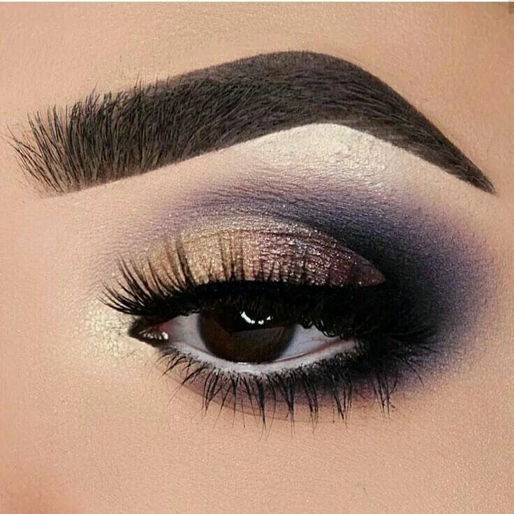 Красивый легкий макияж для карих глаз Pinterest: littlemillelemos Eye makeup, Perfect makeup, Eye shape makeup
