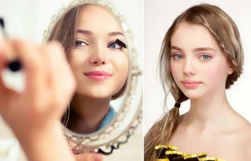 Красивый легкий макияж для подростка Детский подростковый макияж в школу. Учимся правильно краситься