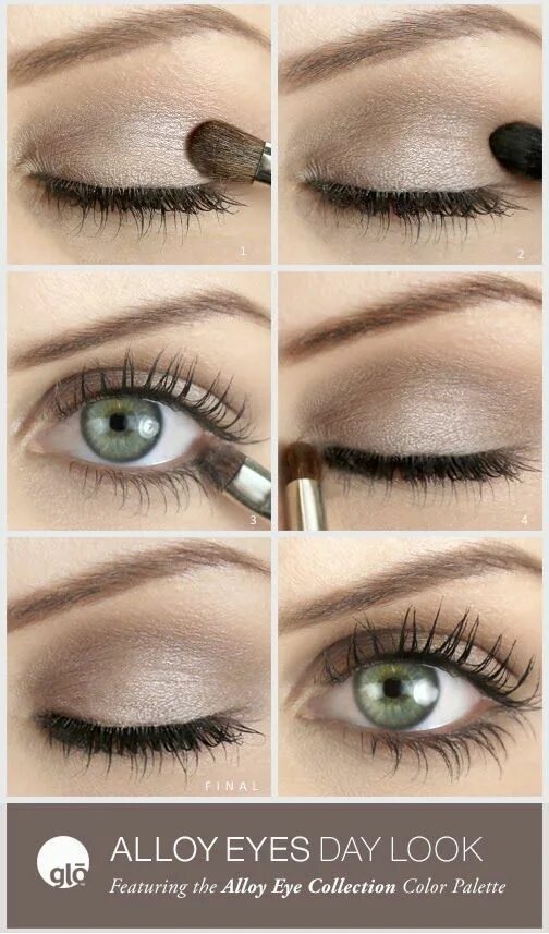 Красивый легкий макияж для зеленых глаз 15 Simple Eye Makeup Ideas for Work Outfits Simple eye makeup, Daytime makeup, E