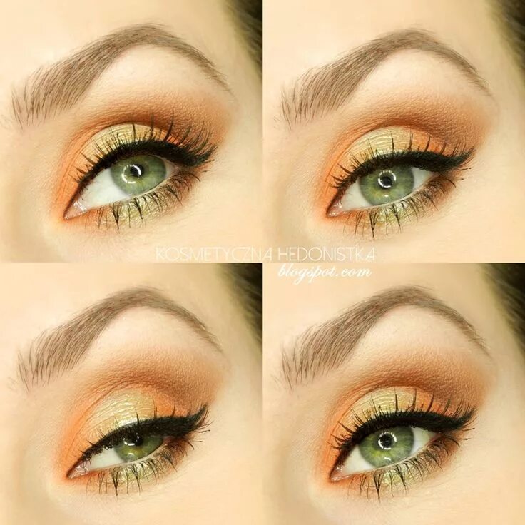 Красивый легкий макияж для зеленых глаз #Makeup for green eyes