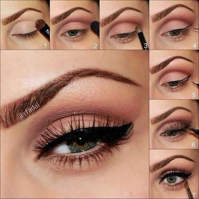 Красивый легкий макияж на день рождения Soft cut crease with winged liner :) Cut crease, Grunge makeup tutorial, Grunge 