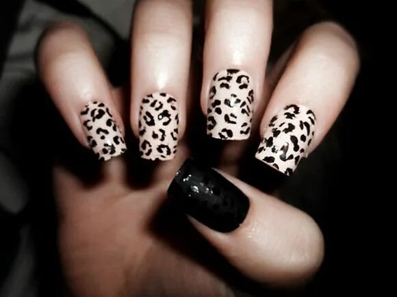Красивый леопард маникюр Леопардовый маникюр: 20 фото идей + видео Cheetah nail designs, Leopard print na