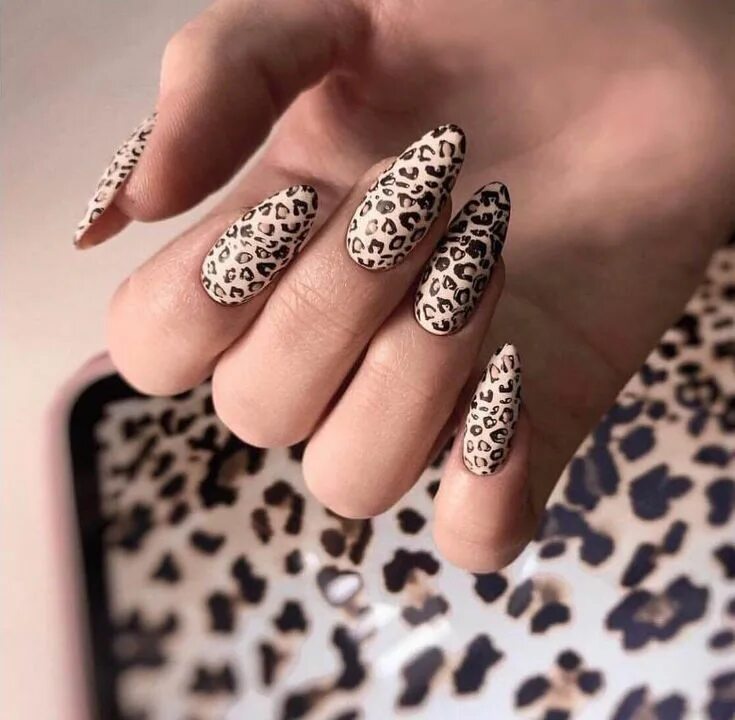 Красивый леопард маникюр decoracion uñas animal print Animal print nails art, Cheetah nail designs, Leopa