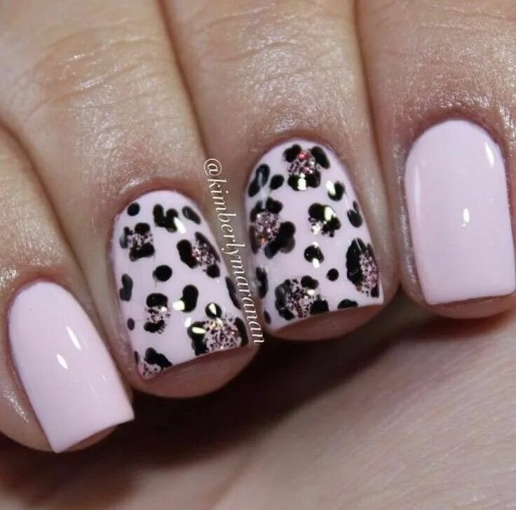 Красивый леопард маникюр Pin on Nails Pink leopard nails, Leopard nails, Leopard print nails