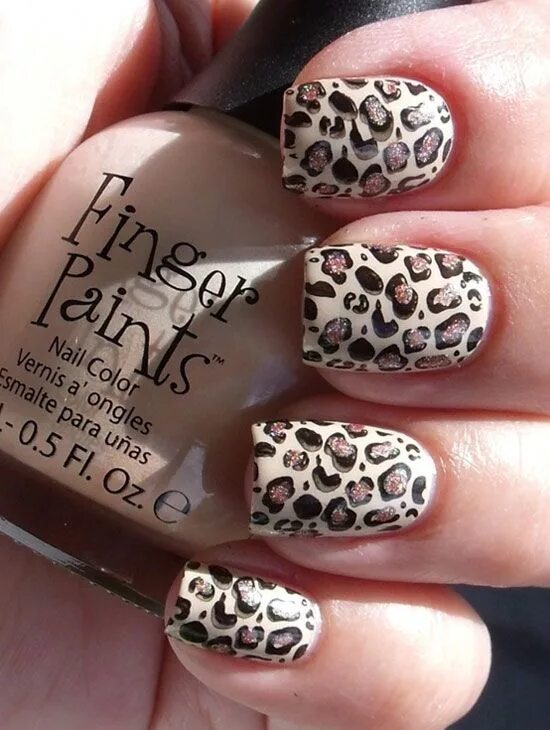 Красивый леопардовый маникюр Pin on Nail Art Inspiration