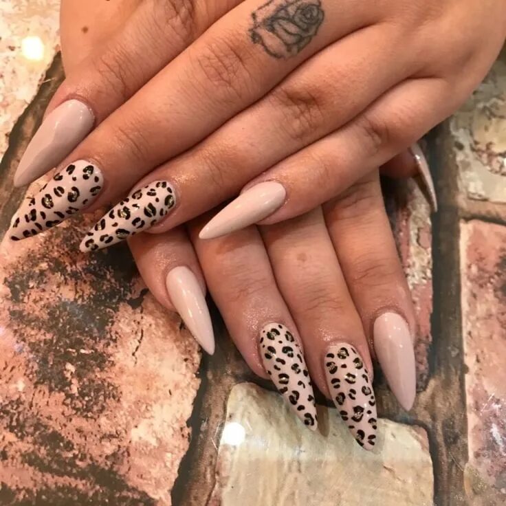 Красивый леопардовый маникюр Leopard Nails Leopard print nails, Leopard nail art designs, Leopard nails
