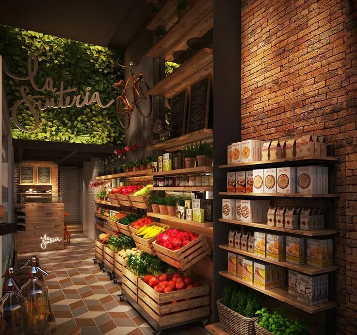 Красивый магазин фото Especial Arquitetos SCH Arquitetura + Design - Diseño de supermercado, Fachadas 