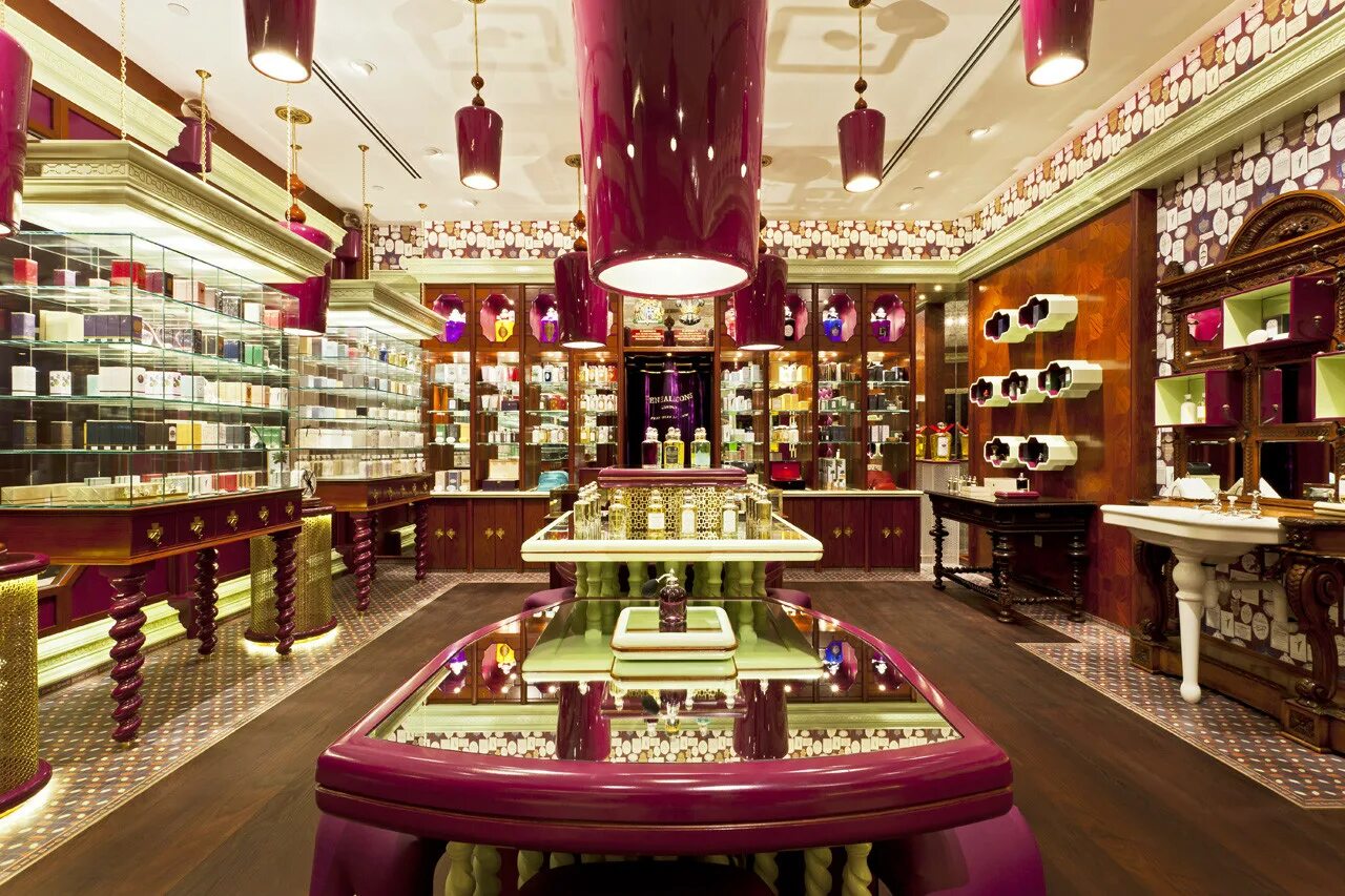 Красивый магазин фото Gallery of Penhaligons Flagship Boutique / Jenner Studio - 19