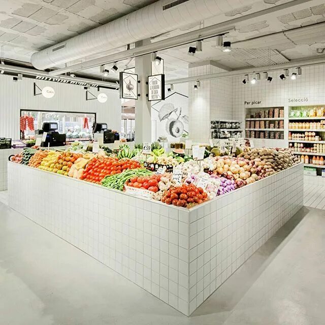 Красивый магазин фото Architonic (@architonicag) * Instagram photos and videos Fruit shop, Supermarket