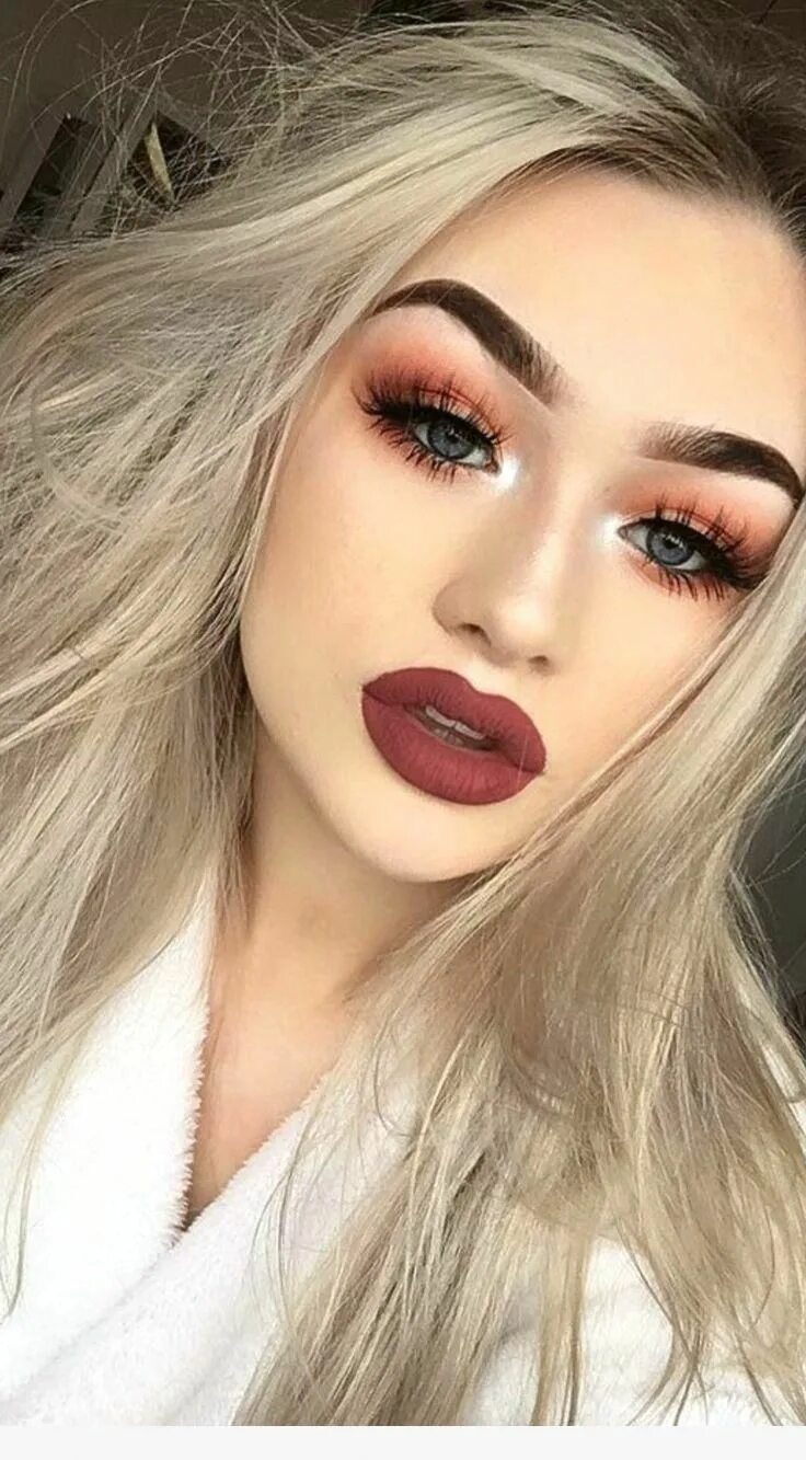 Красивый макияж 15 лет Must Have 90 Makeups To Try This Year #mediumhairstyleideas Capelli e trucco, Tr