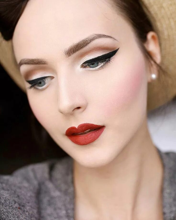 Красивый макияж 40 Pin on Idda Van Munster Vintage makeup looks, Retro makeup, Vintage makeup