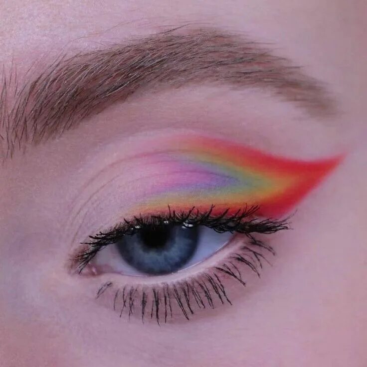 Красивый макияж 6 лет радужный Image about make up in Makeup by M E G A N ʕ·ᴥ·ʔ Eye makeup, Eye makeup art, Art