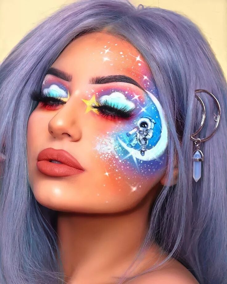 Красивый макияж аквагримом #unleashyourinnerartist #makeuptutorialsx0x #wakeupandmakeup #hudabeauty #anasta