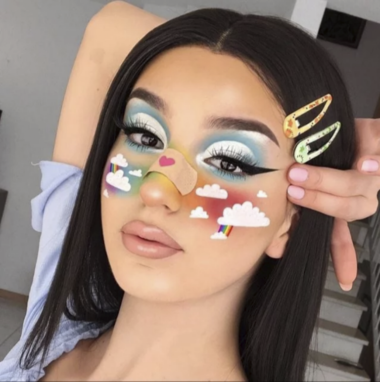 Красивый макияж аквагримом Ghim trên Makeup Ideas
