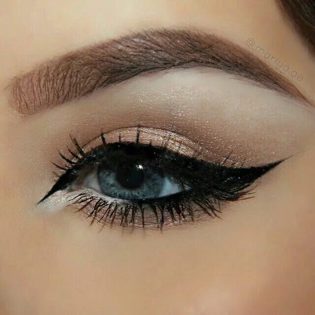 Красивый макияж без подводки Aylaynır Black eye makeup, Eye makeup, Eyeliner