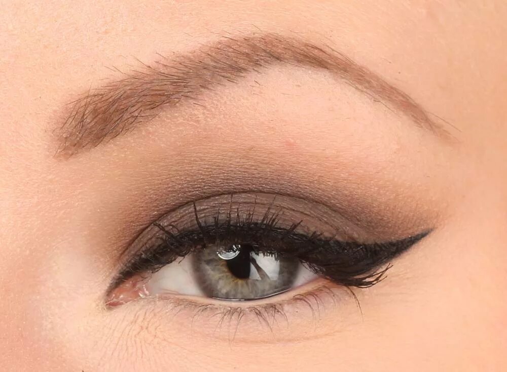 Красивый макияж без подводки Brown smokey cat eye makeup Imakeyousmile.se