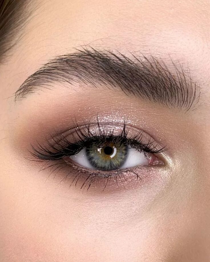Красивый макияж без стрелок Pin on Make Prom eye makeup, Wedding eye makeup, Wedding makeup