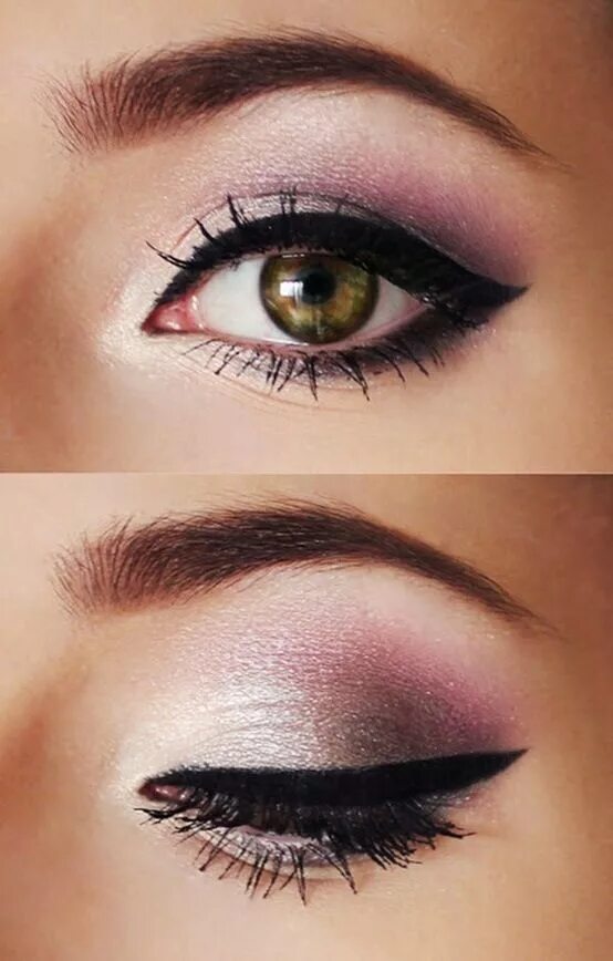 Красивый макияж без стрелок Eyes ❤ Eye makeup, Makeup, Skin makeup