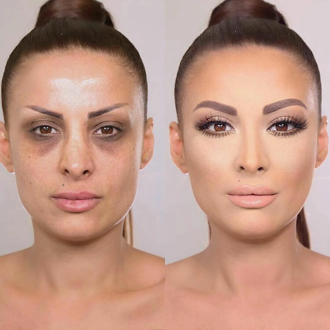Красивый макияж без тоналки Pin by Ayana Okawati on Makeup & Stuff Makeup transformation, Makeup before and 