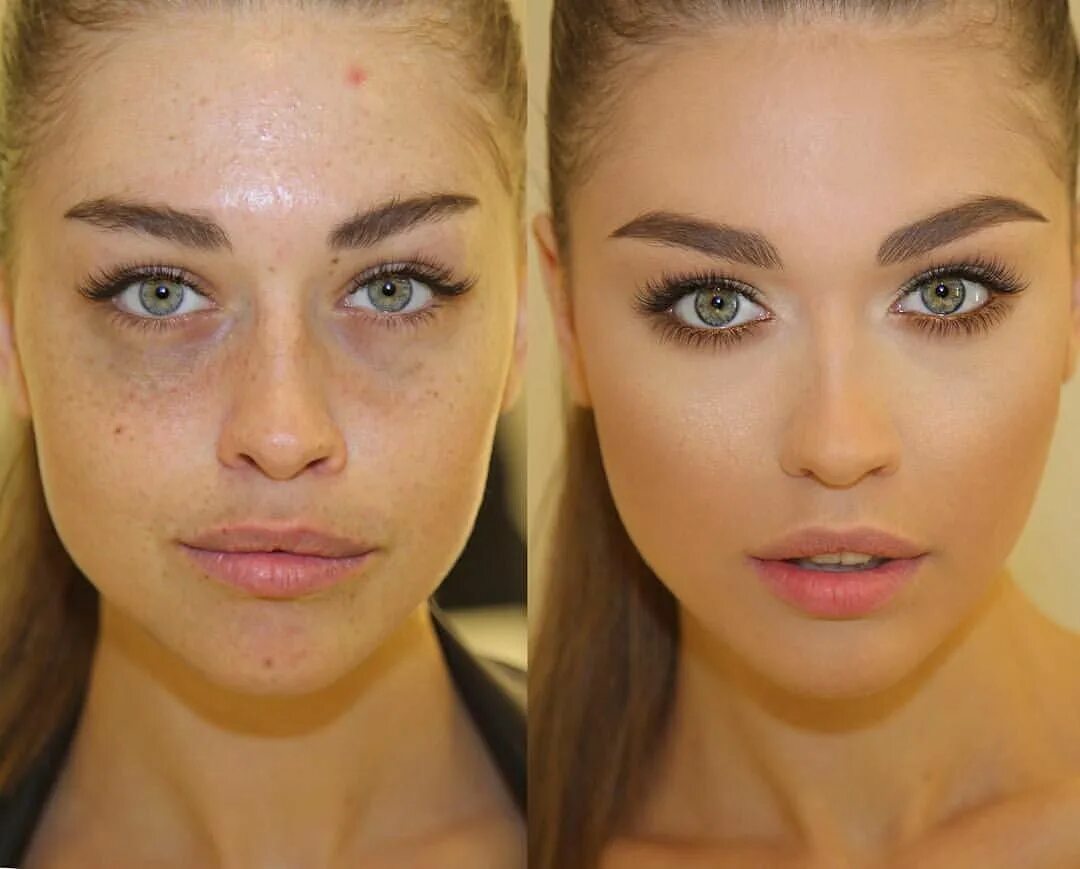Красивый макияж без тоналки Stunning Makeup Transformations by Samer Khouzami