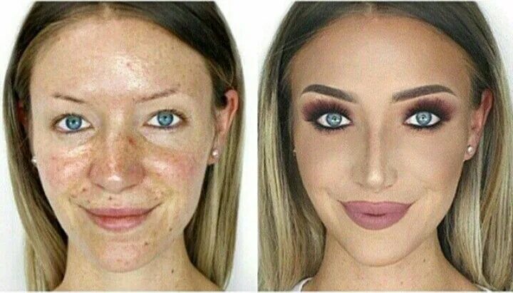 Красивый макияж без тоналки Makeup - Transformation Hooded eye makeup, Beauty makeup, Hair makeup