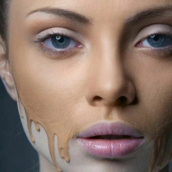 Красивый макияж без тоналки #face #colour #viso #trucco Предметы макияжа, Тональный крем, Косметика