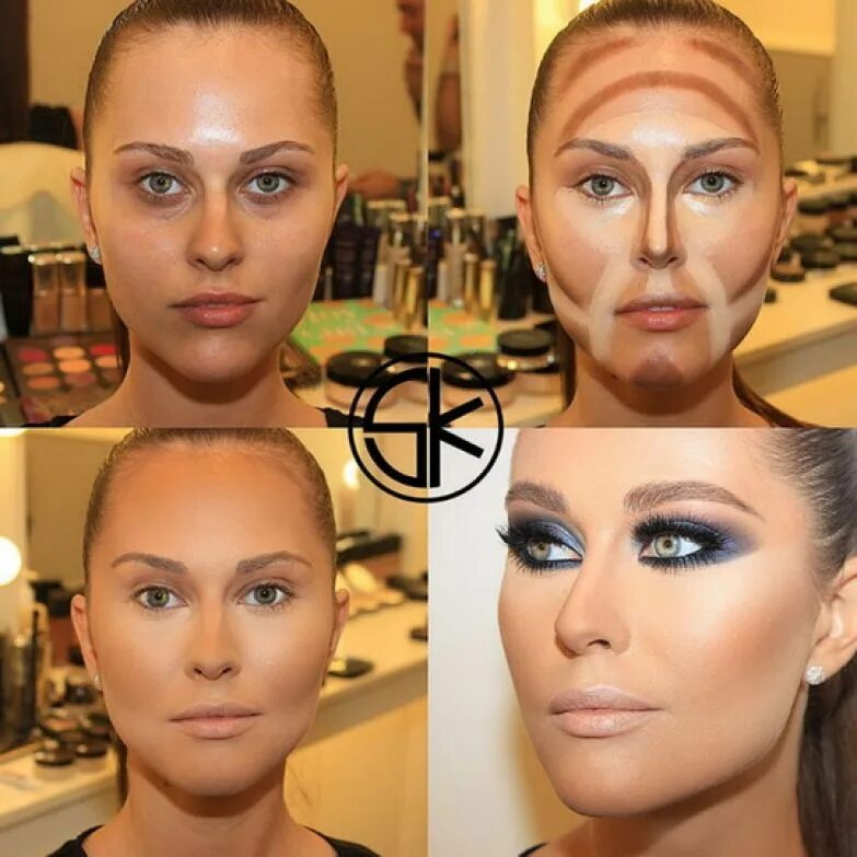 Красивый макияж без тоналки То, что скрывается за этой красотой, шокирует Trucco viso perfetto, Trucco fanta
