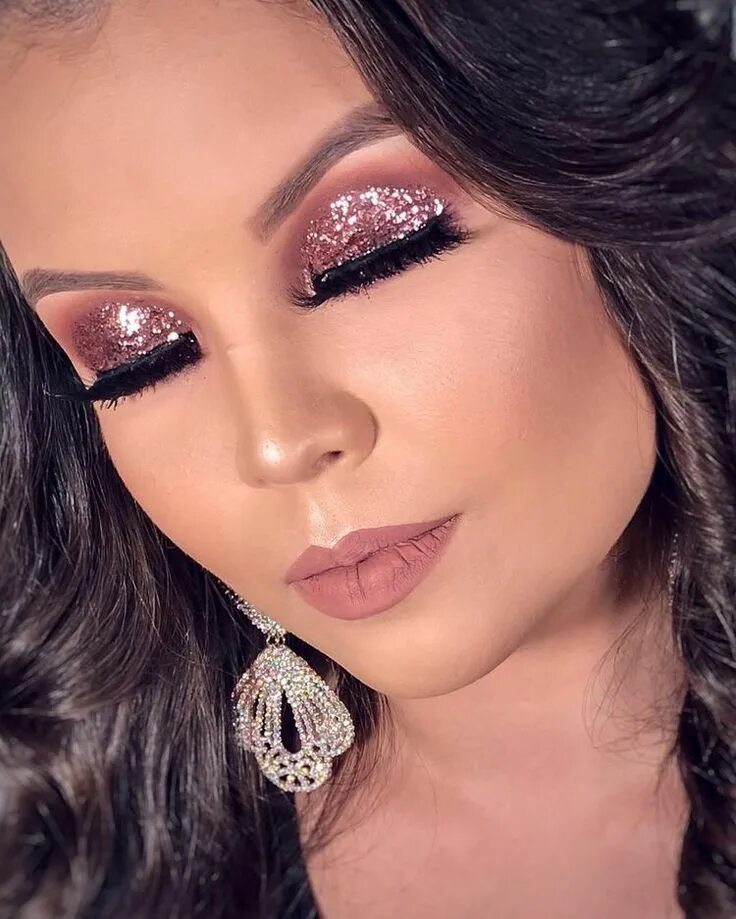 Красивый макияж блестящий Pin by Suehay Rios on Makeup 3 my collection Glitter eye makeup, Makeup for teen