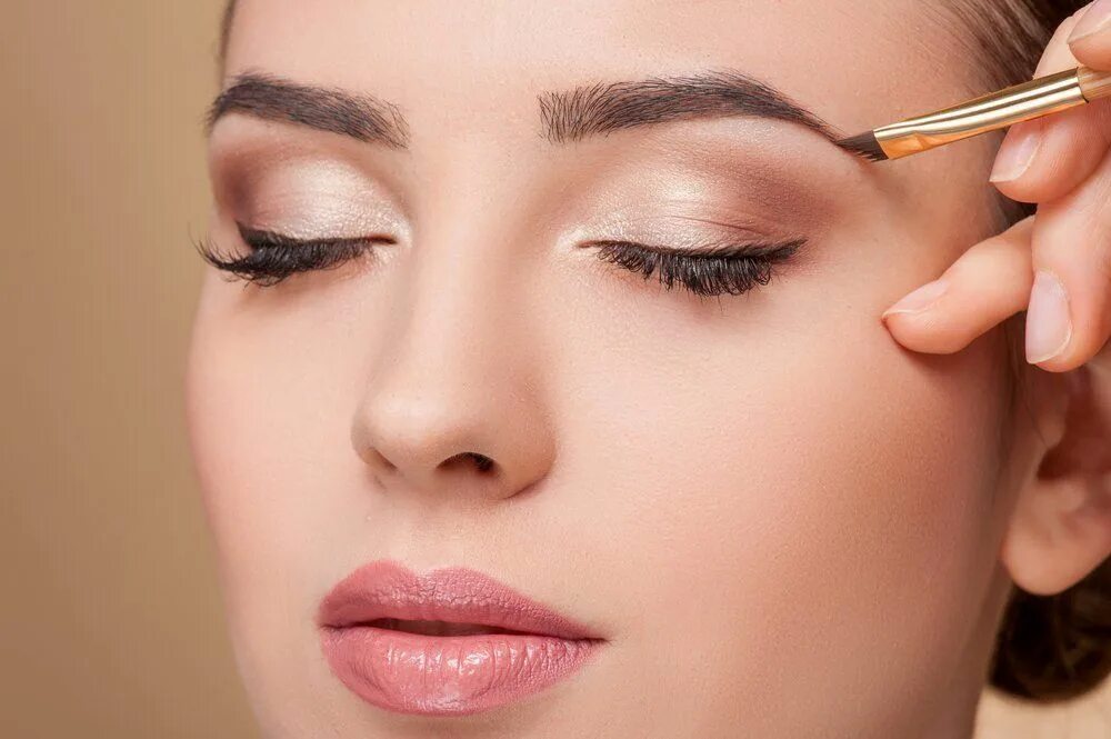 Красивый макияж бровей фото Картинки по запросу идеальный макияж бровей Makeup for small eyes, Eye makeup ti