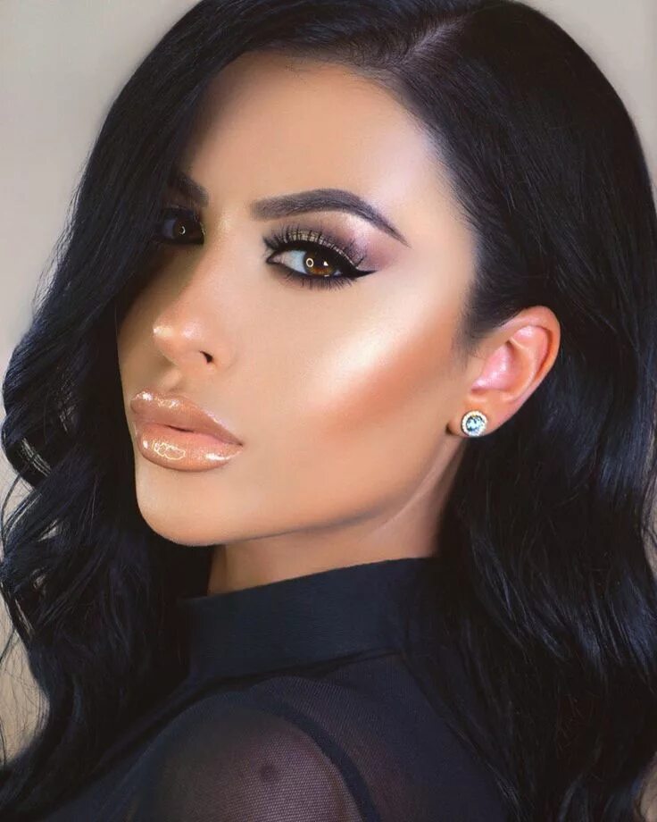 Красивый макияж черные волосы Pin on TWT Beauty/Hair/Makeup Inspiration