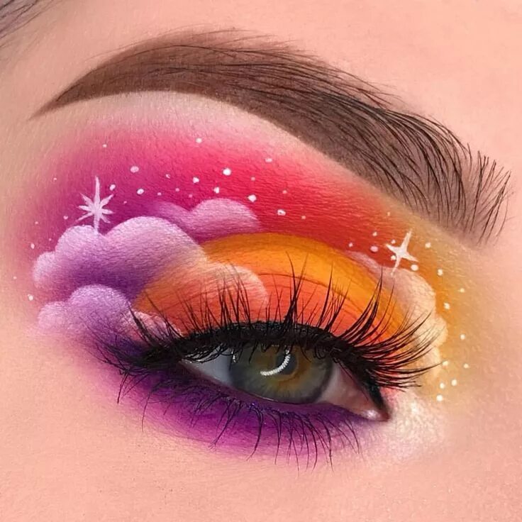 Красивый макияж детскими тенями I never get the chance to participate in a makeup trend before the next one pops
