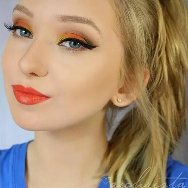 Красивый макияж для девочки подростка Pin by B on Need a little Sugarpill ♥ Orange lipstick, Lipstick trend, Makeup tr