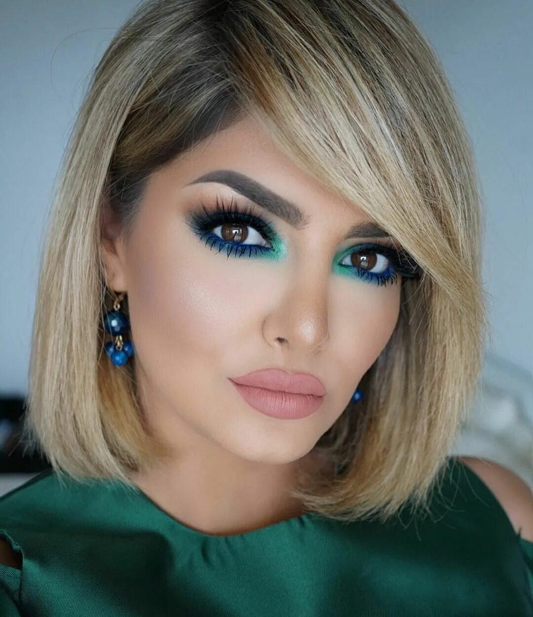 Красивый макияж для каре Instagram post by * S H E I D A * * Jul 21, 2016 at 5:42am UTC Hair makeup, Hair