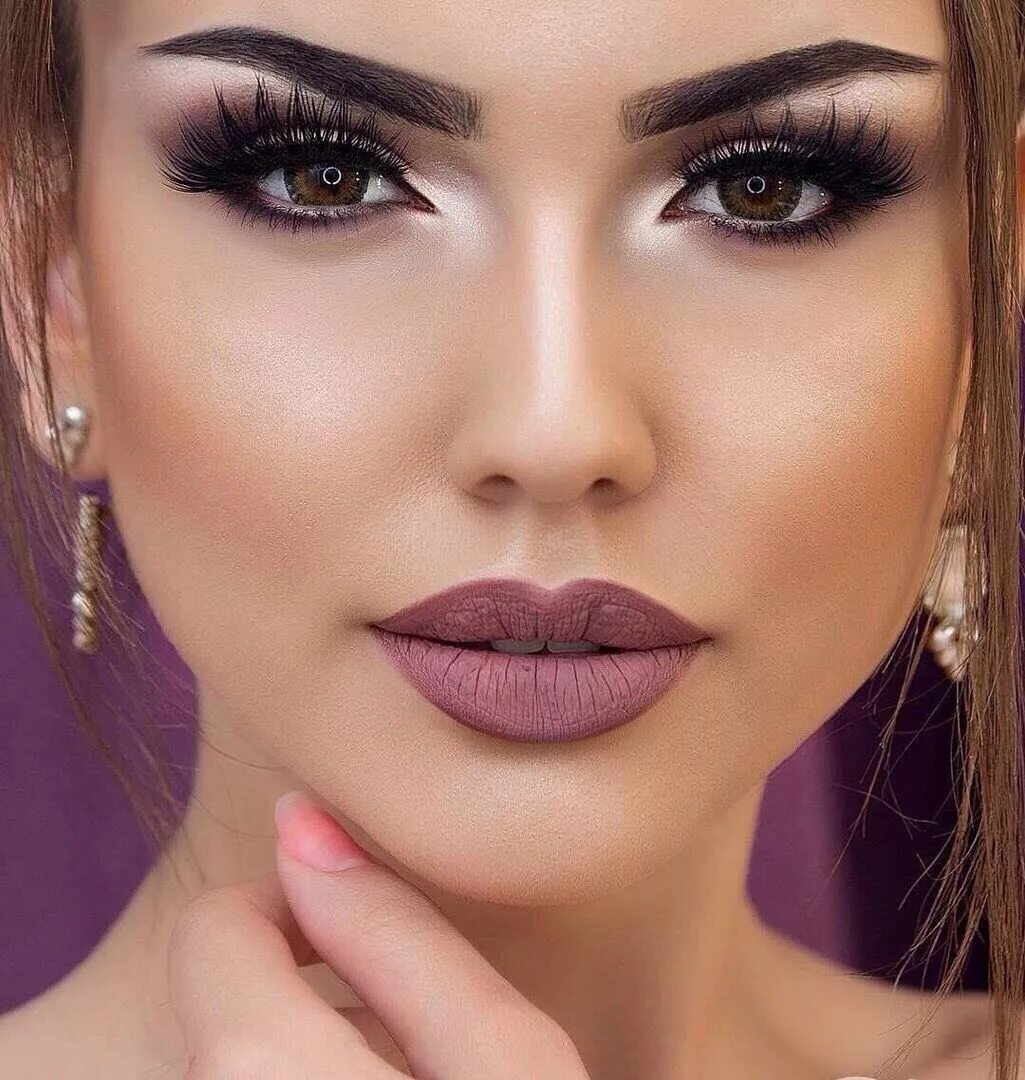 Красивый макияж для карих глаз фото Pin on Макияж Wedding makeup looks, Eye makeup, Bridal makeup